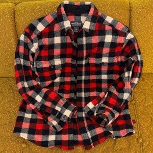 Woolrich Red/Black Plaid Wool Shirt Jacket – Men’s Medium
